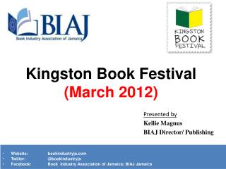 Kingston Book Festival (March 2012)