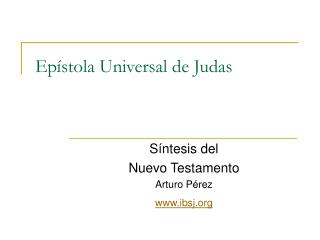 ep stola universal de judas