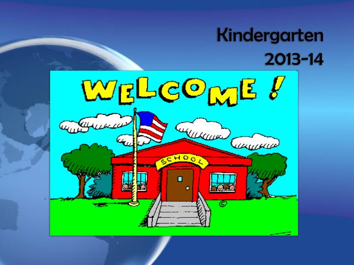 kindergarten 2013 14