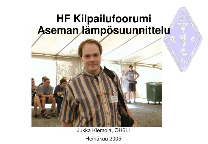 hf kilpailufoorumi aseman l mp suunnittelu