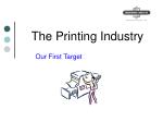 The Printing Industry - slide 1