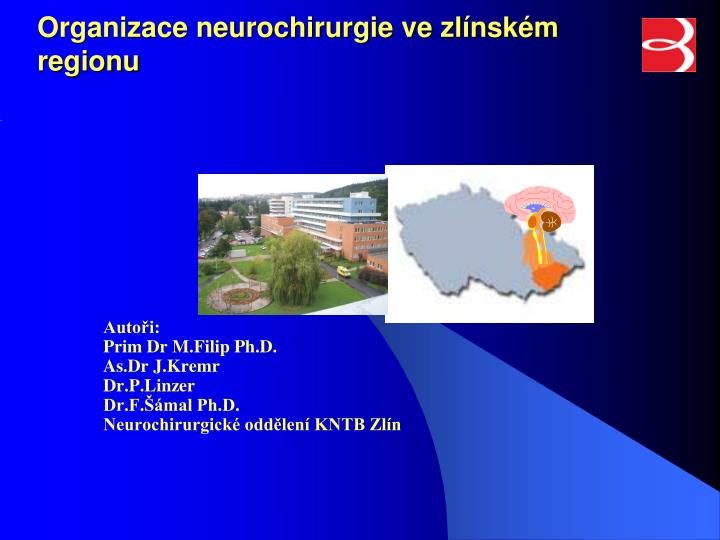 organizace neurochirurgie ve zl nsk m regionu
