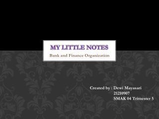 my little notes