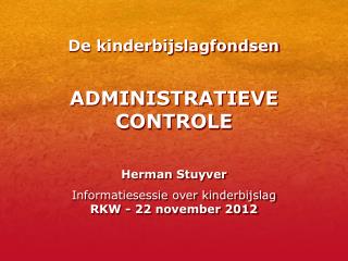 administratieve controle