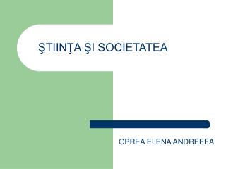 tiin a i societatea