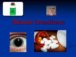 akutn intoxikace