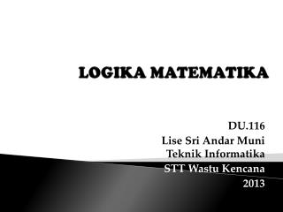 logika matematika