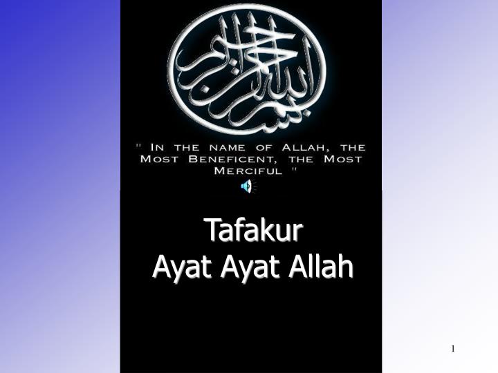 tafakur ayat ayat allah