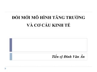 i m i m h nh t ng tr ng v c c u kinh t