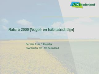 Natura 2000 (Vogel- en habitatrichtlijn)