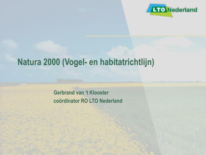natura 2000 vogel en habitatrichtlijn