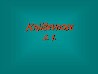 knji evnost 3 l