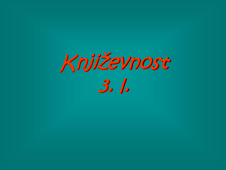 knji evnost 3 l