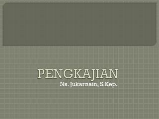 pengkajian