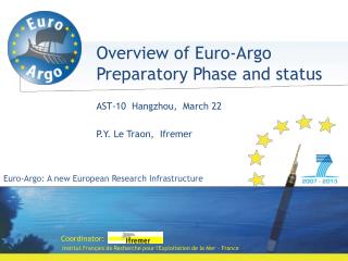 Euro- Argo : A new European Research Infrastructure