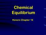 Chemical Equilibrium - slide 1