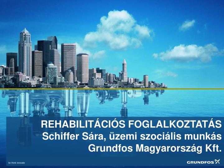 rehabilit ci s foglalkoztat s schiffer s ra zemi szoci lis munk s grundfos magyarorsz g kft