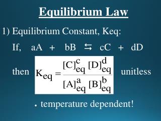 Equilibrium Law