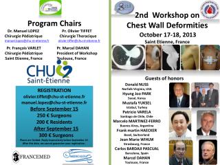 2nd Workshop on Chest Wall Deformities