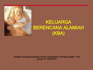 keluarga berencana alamiah kba