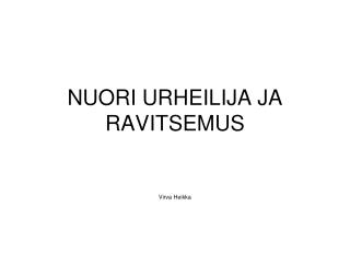 nuori urheilija ja ravitsemus