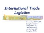 International Trade Logistics - slide 1
