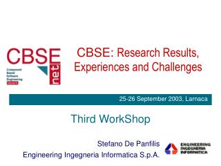 CBSE: Research Results, Experiences and Challenges