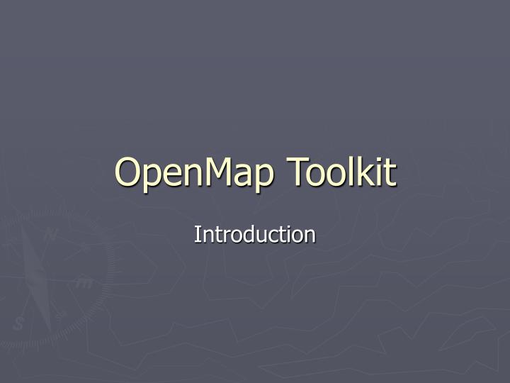openmap toolkit