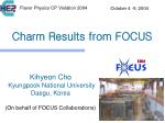 Recent Developments in Charm Physics: Insights from the FOCUS Collaboration - slide 1