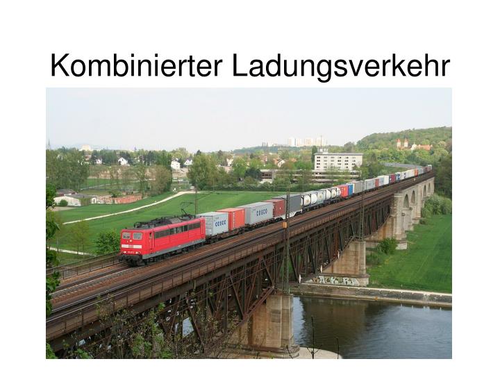 kombinierter ladungsverkehr