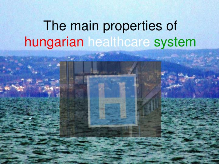 the main properties of hungarian healthcare system