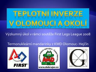 TEPLOTNÍ INVERZE v OLOMOUCI a OKOLÍ