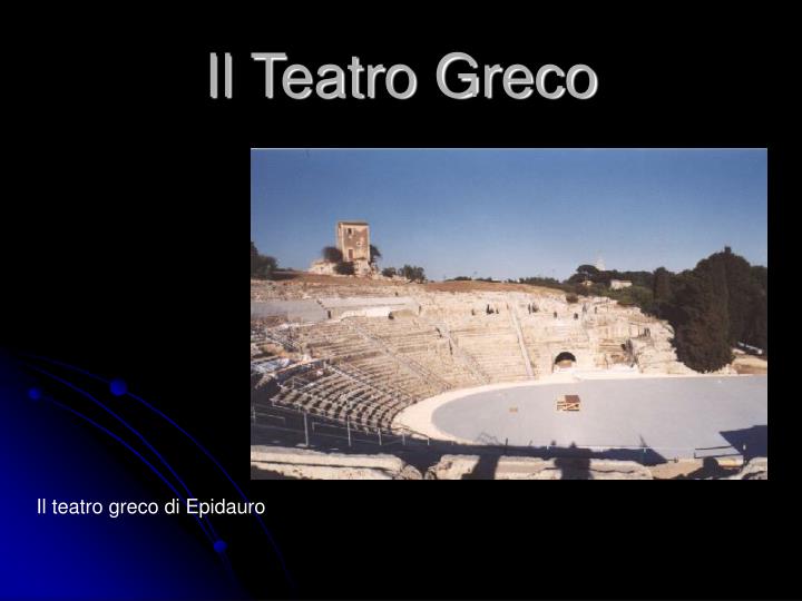 il teatro greco
