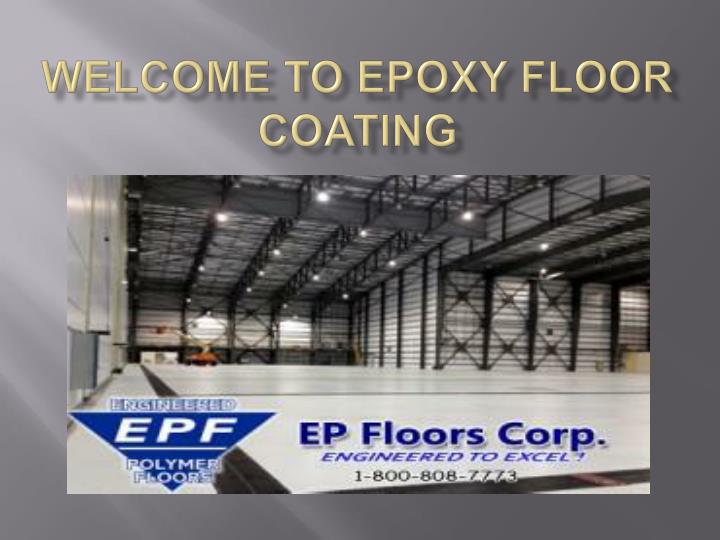 welcome to epoxy floor coating