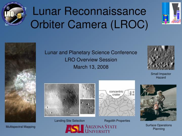 lunar reconnaissance orbiter camera lroc