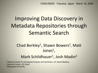 Improving Data Discovery in Metadata Repositories through Semantic Search