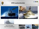 MTB systemkontor - slide 1