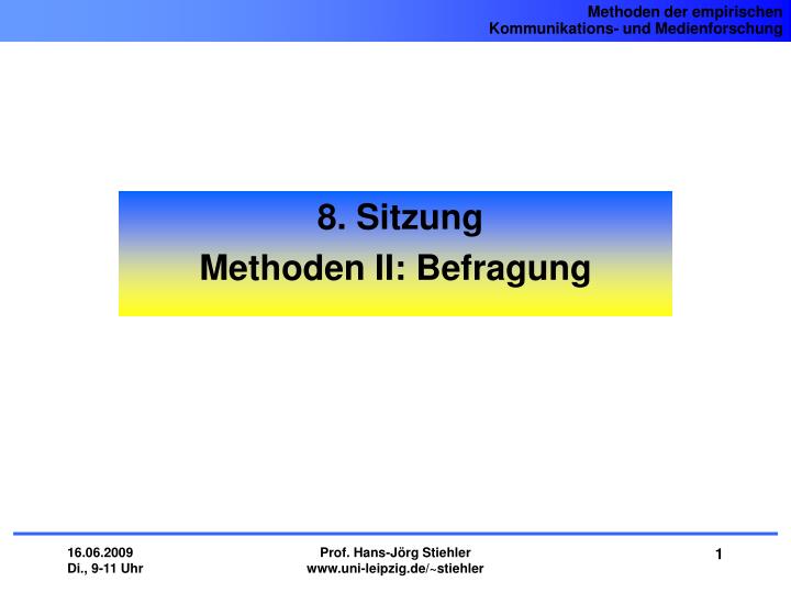 8 sitzung methoden ii befragung