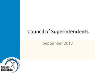 Council of Superintendents