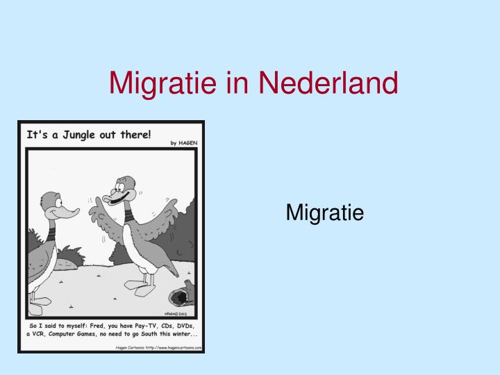 migratie in nederland
