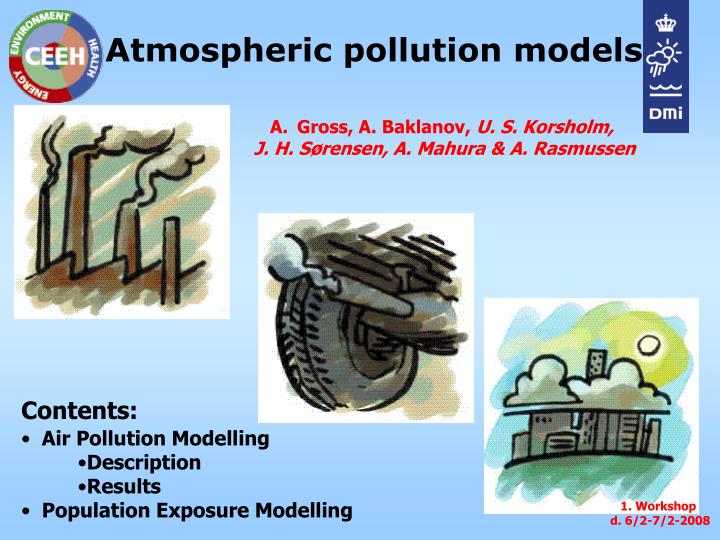 atmospheric pollution models