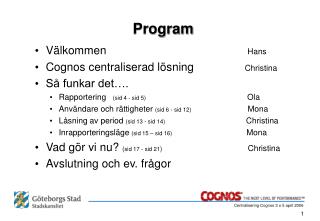 program
