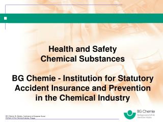 Health and Safety Chemical Substances