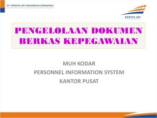 pengelolaan dokumen berkas kepegawaian