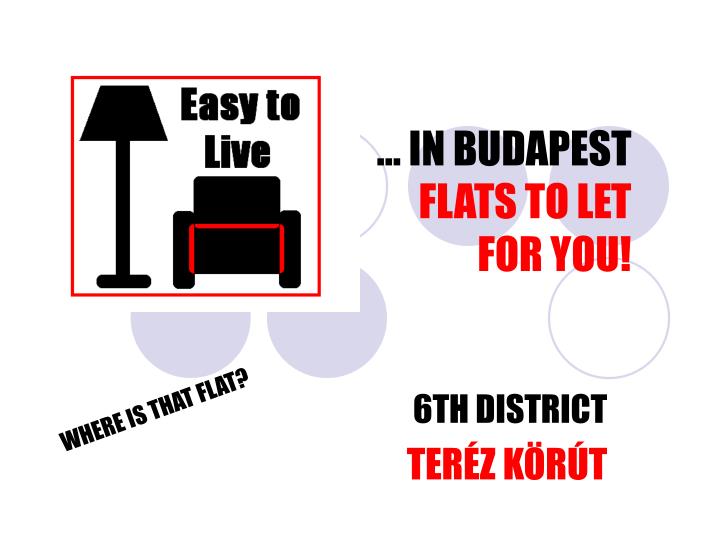 in budapest flats to let for you