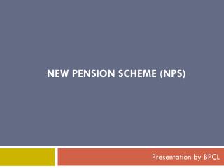 new pension scheme ( nps )