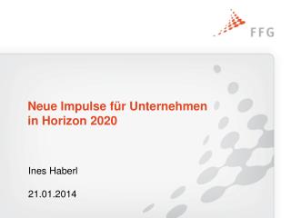 neue impulse f r unternehmen in horizon 2020