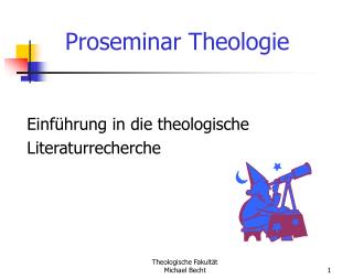 Einführung in die theologische Literaturrecherche