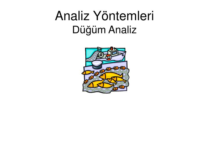 analiz y ntemleri d m anal iz