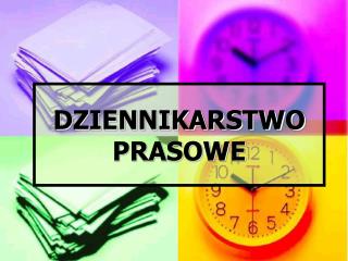 dziennikarstwo prasowe